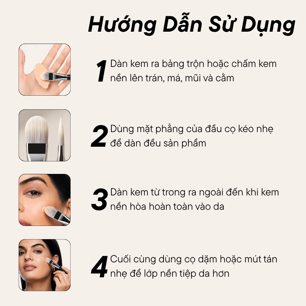 Cọ Tán Nền BH Cosmetics Foundation Brush BH675